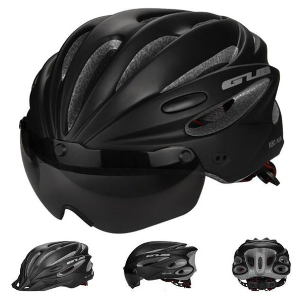 Ultralight Magnetic Goggles Cycling Helmet