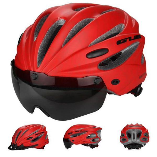 Ultralight Magnetic Goggles Cycling Helmet