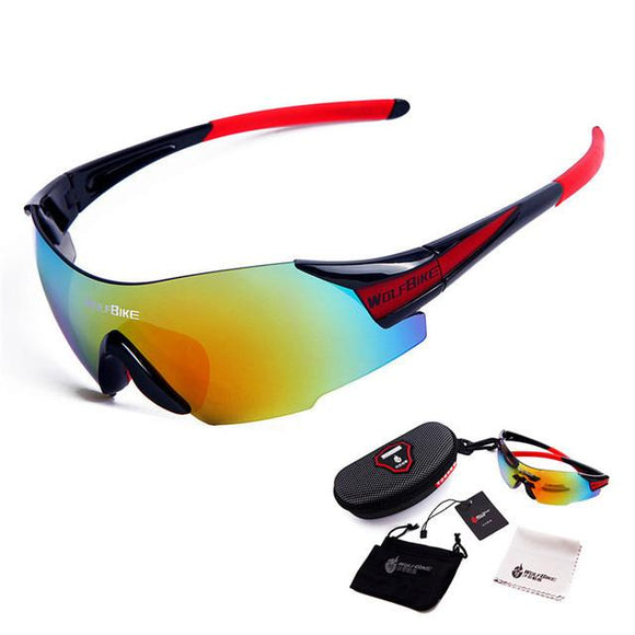 WOSAWE UV400 Cycling Glasses Outdoor Sports Bicycle Glasses Bike Sunglasses Men Women gafas bicicleta MTB Goggles Eyewear 1 LENS