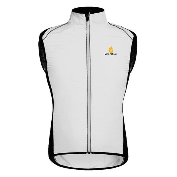 WOSAWE Tour de France Cycling Sportswear Men Jerseys Cycle Clothing Windcoat Breathable Bike Jacket Sleeveless Vest Gilet