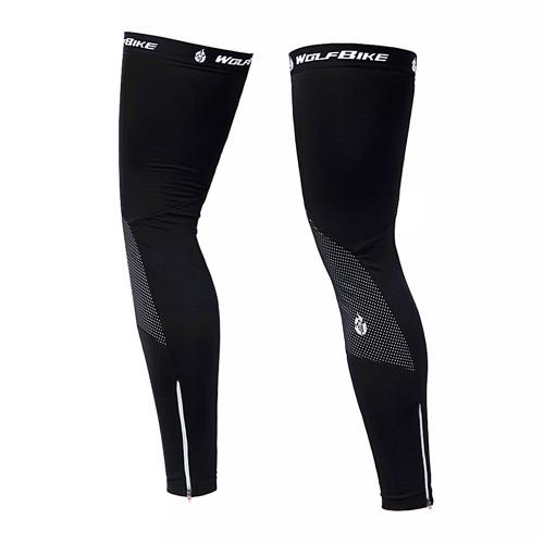 WOSAWE Unisex Thermal Fleece Cycling Leg Warmers Winter Windproof Mountain Road Bike Ciclismo Bicycle Cycle Riding Leggings