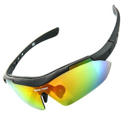 BASECAMP Cycling Glasses Polarized UV400 Men 3 Lens Outdoor Sport Mountain Road Bicycle MTB Running Fishing Sunglasses K5302