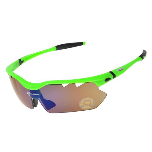 ROCKBROS Polarized Cycling Eyewear Cycling Glasses&5 Lens Bicycle Goggles Bike Eyewear UV400 Sports Sun Glasses TR90 4 Colors