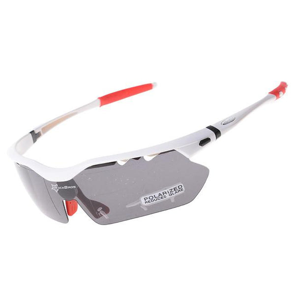 ROCKBROS Polarized Cycling Eyewear Cycling Glasses&5 Lens Bicycle Goggles Bike Eyewear UV400 Sports Sun Glasses TR90 4 Colors