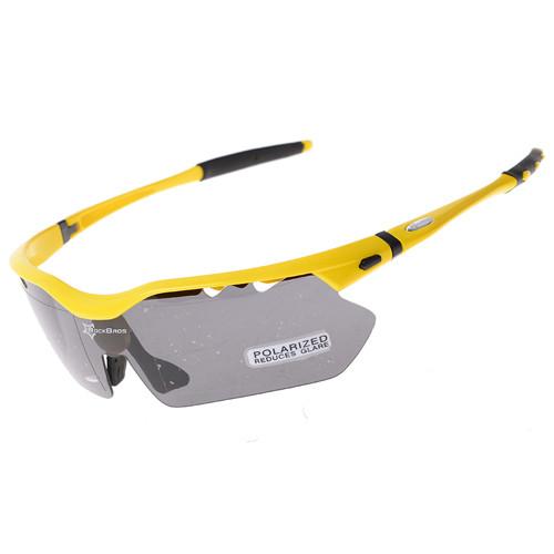 ROCKBROS Polarized Cycling Eyewear Cycling Glasses&5 Lens Bicycle Goggles Bike Eyewear UV400 Sports Sun Glasses TR90 4 Colors
