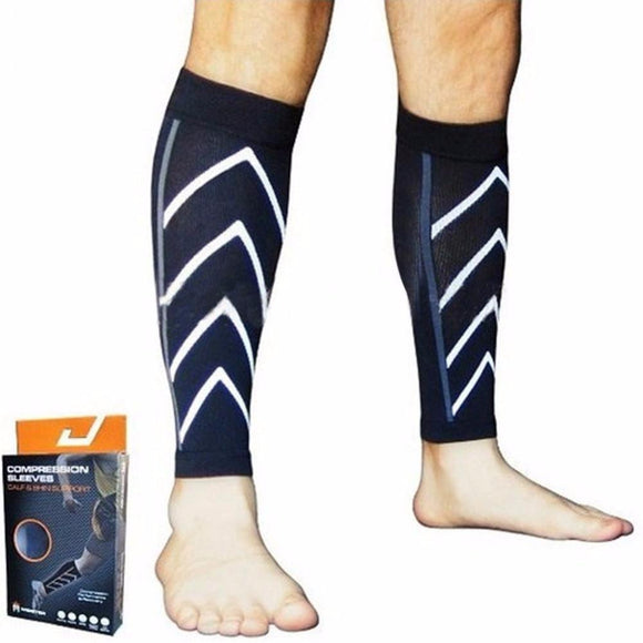 Maxkare 1Pair Calf Support Compression Leg Sleeve Running Sports Socks Shin Splint Outdoor Exercise Brace Wrap