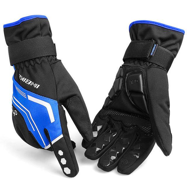INBIKE 2017 Winter Cycling Gloves Gel Padded Thermal Full Finger Bike Bicycle Gloves Touch Screen Windproof Men's Gloves GW969R