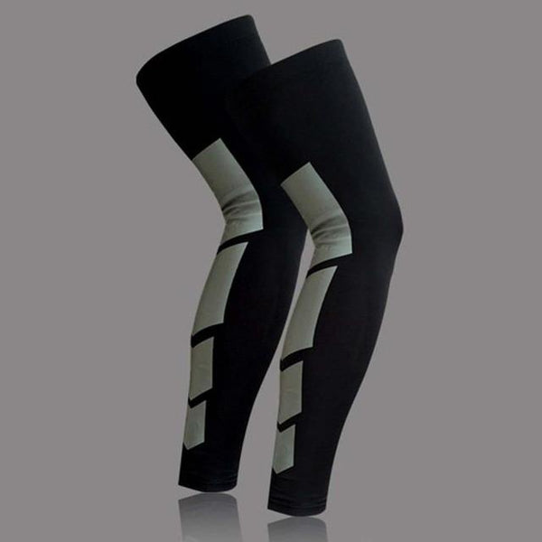1 Pair Sun Protective Leg Sleeves Knee Cover Sport Cycling Basketball Running Leg Warmer