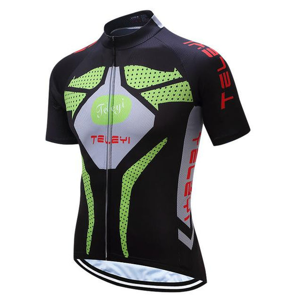 Teleyi Bike Team Men Racing Cycling Jersey Tops Bike Shirt Short Sleeve Bicycle Clothes quick dry Cycling Clothing Ropa Ciclismo