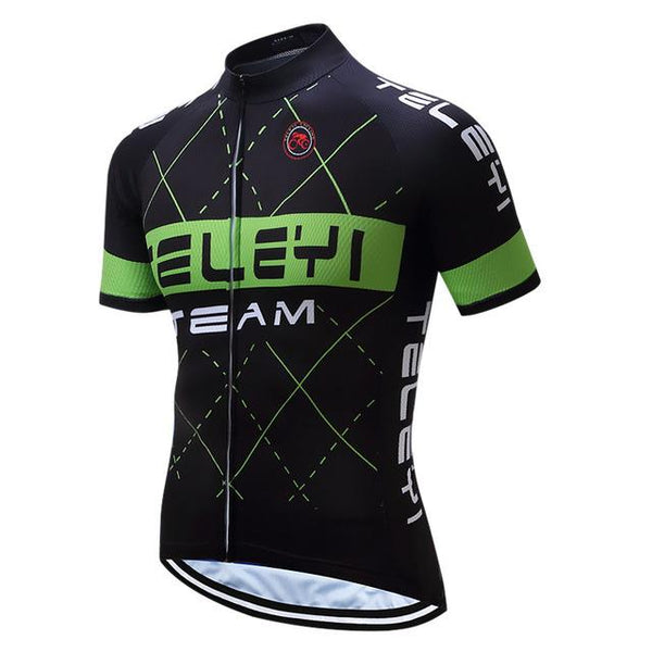 Teleyi Bike Team Men Racing Cycling Jersey Tops Bike Shirt Short Sleeve Bicycle Clothes quick dry Cycling Clothing Ropa Ciclismo