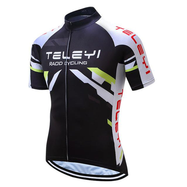 Teleyi Bike Team Men Racing Cycling Jersey Tops Bike Shirt Short Sleeve Bicycle Clothes quick dry Cycling Clothing Ropa Ciclismo