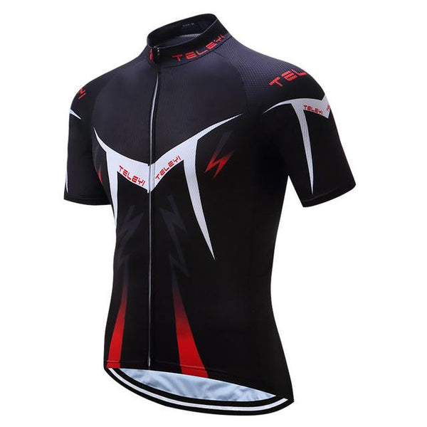 Teleyi Bike Team Men Racing Cycling Jersey Tops Bike Shirt Short Sleeve Bicycle Clothes quick dry Cycling Clothing Ropa Ciclismo