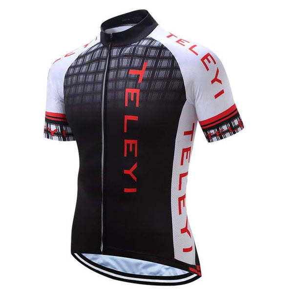 Teleyi Bike Team Men Racing Cycling Jersey Tops Bike Shirt Short Sleeve Bicycle Clothes quick dry Cycling Clothing Ropa Ciclismo