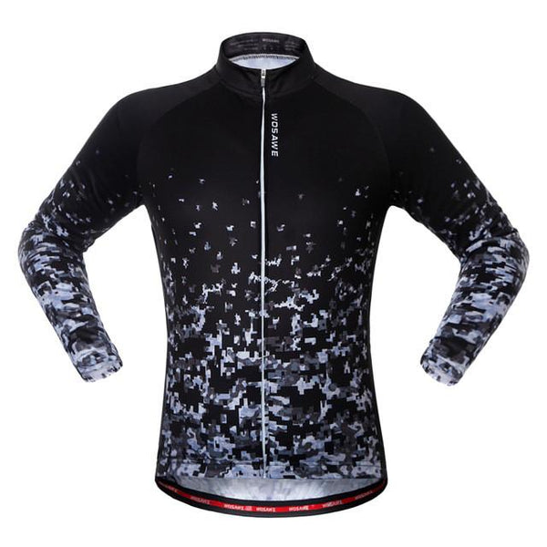 WOSAWE Men Women Cycling Jerseys Autumn Sports Wear Long Sleeved Shirts Summer Reflective Jacket UV Protection Riding Clothing