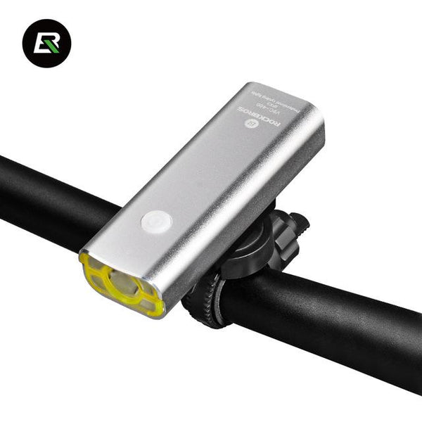 ROCKBROS Aluminum MTB Road Cycling Bike Accessories Flashlight Bycle Front Lamp Rechargeable Light Torch Waterproof Headlight