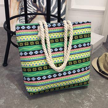 Mara's Dream 2018 Casual Women Floral Large Capacity Tote Canvas Shoulder Bag Shopping Bag Beach Bags Casual Tote Feminina