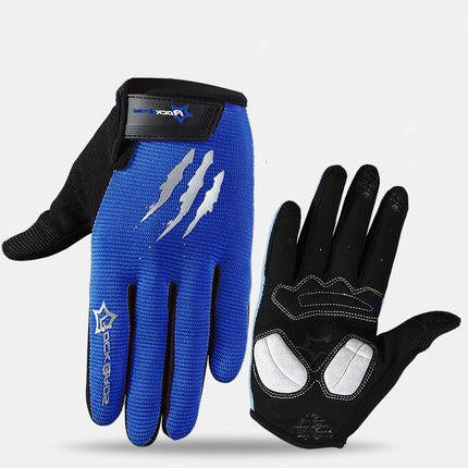 ROCKBROS Cycling Gloves Sponge Pad Long Finger Motorcycle Gloves For Bicycle Mountain Bike Glove Touch Screen MTB Gloves