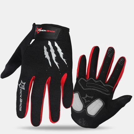 ROCKBROS Cycling Gloves Sponge Pad Long Finger Motorcycle Gloves For Bicycle Mountain Bike Glove Touch Screen MTB Gloves