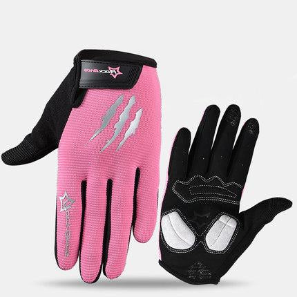 ROCKBROS Cycling Gloves Sponge Pad Long Finger Motorcycle Gloves For Bicycle Mountain Bike Glove Touch Screen MTB Gloves