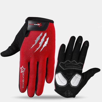ROCKBROS Cycling Gloves Sponge Pad Long Finger Motorcycle Gloves For Bicycle Mountain Bike Glove Touch Screen MTB Gloves