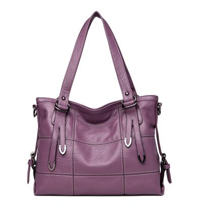 YASICAIDI Patchwork Women Shoulder Bag High Quality Black Pu Leather Women Handbag Vintage Stitching Large Crossbody BagTote Bag