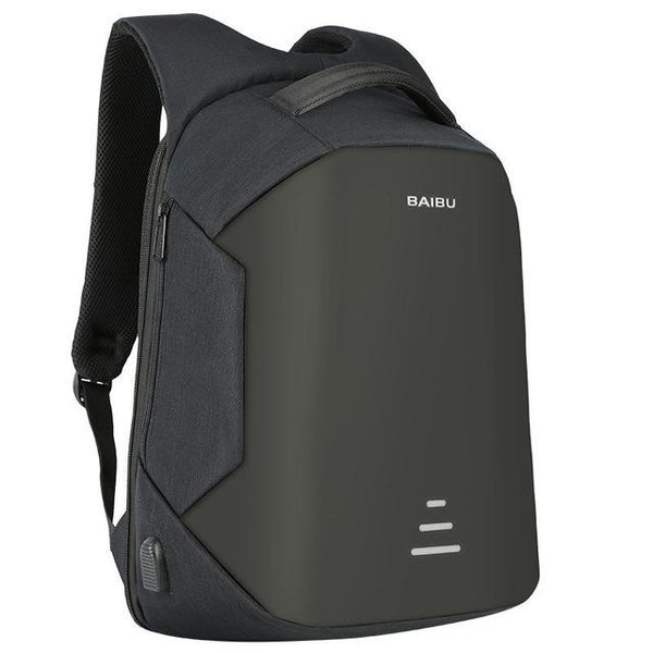 Brand 16'' Men Laptop Backpack External USB Charge Antitheft Computer Backpacks Male Waterproof Bags