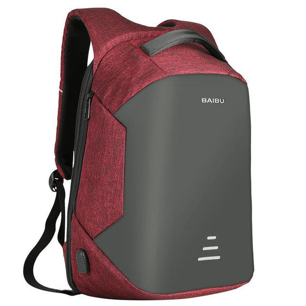 Brand 16'' Men Laptop Backpack External USB Charge Antitheft Computer Backpacks Male Waterproof Bags