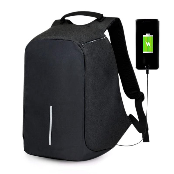 CARCHI Canvas Men's Anti Theft Backpack Bag USB Charge 15 Inch Laptop Notebook Backpack For Men Waterproof Travel Back Pack Bag