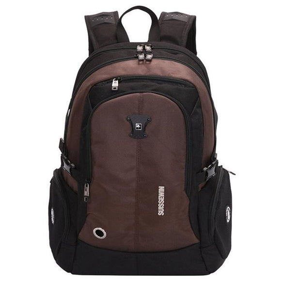Suissewin Backpack Male Anti Theft Backpack for Laptop 15.6 Business Travel Backpack Men's Orthopedic School Backpack Rucksack