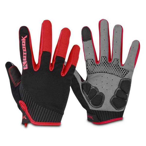 Full Finger Touch Screen Cycling Gloves Road MTB Mountain Bike Gloves Bicycle Outdoor Sport Gel Pad Gloves Breathable Equipment