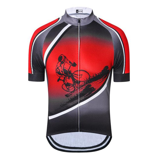 Weimostar Bike Team Men Polyester Cycling Jersey Top Short Sleeve Bicycle Clothing Summer MTB Bike Jersey Shirt Ropa Ciclismo