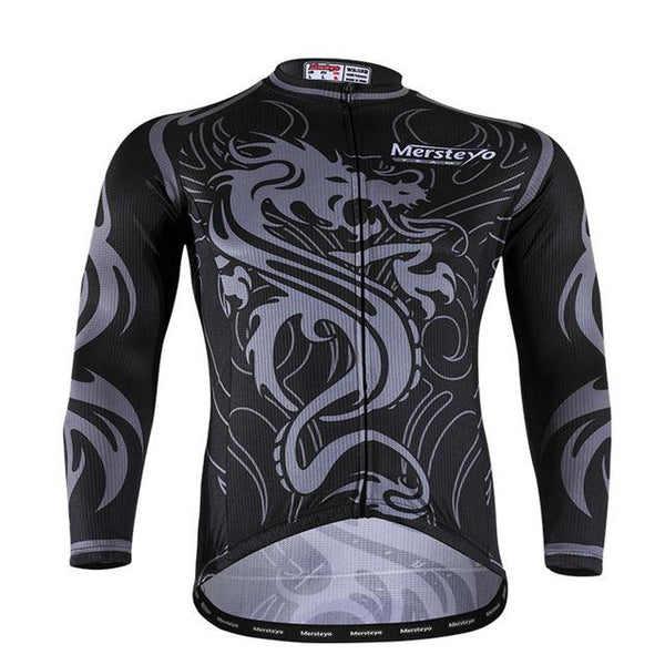 Long Cyclisme Equipe Pro MTB Bicicleta Breathable Cycling Jersey For Men Winter Thermal Fleece Bicycle Clothing Maillot Ciclismo