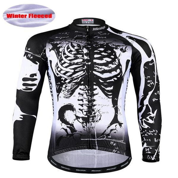 Spring Quick Dry MTB Bike Riding Cycling Clothes Winter Thermal Fleece Maillot Ciclismo Hombre Men Long Sleeve Jersey Ciclismo