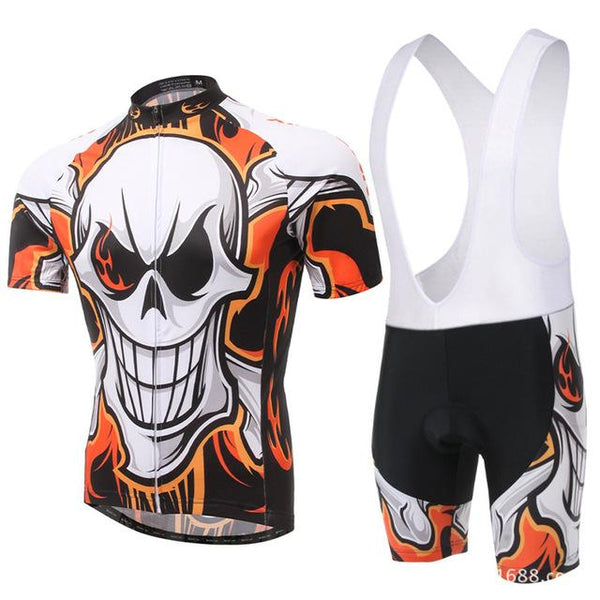 Men Cycling Jersey Bib Short Sleeve Sets 2018 Summer Cycling Clothing Kits Male Breathable Mountain Bora Bike Mallot LZ001