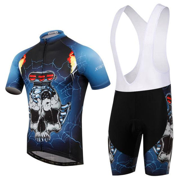 Men Cycling Jersey Bib Short Sleeve Sets 2018 Summer Cycling Clothing Kits Male Breathable Mountain Bora Bike Mallot LZ001