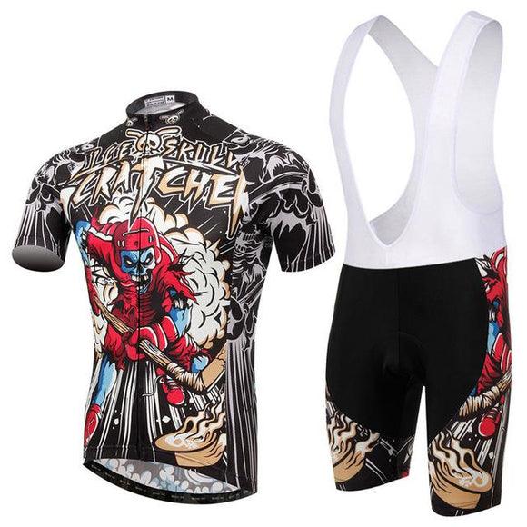Men Cycling Jersey Bib Short Sleeve Sets 2018 Summer Cycling Clothing Kits Male Breathable Mountain Bora Bike Mallot LZ001