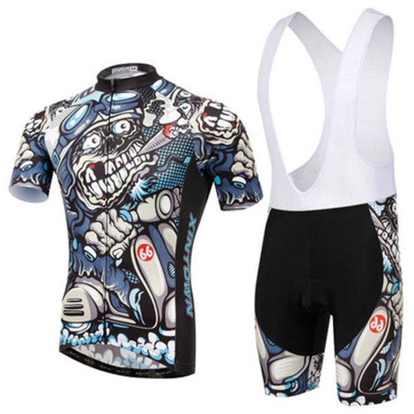 Men Cycling Jersey Bib Short Sleeve Sets 2018 Summer Cycling Clothing Kits Male Breathable Mountain Bora Bike Mallot LZ001
