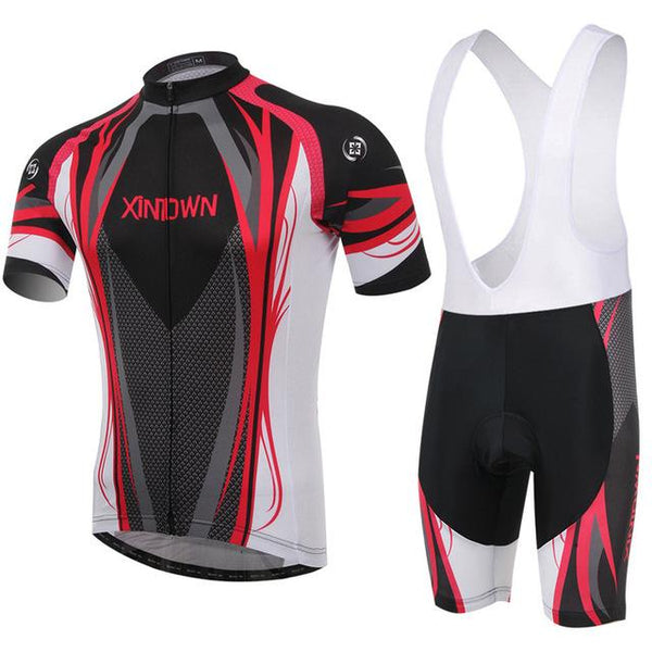 Men Cycling Jersey Bib Short Sleeve Sets 2018 Summer Cycling Clothing Kits Male Breathable Mountain Bora Bike Mallot LZ001