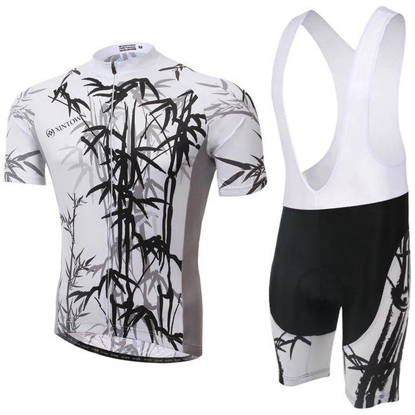 Men Cycling Jersey Bib Short Sleeve Sets 2018 Summer Cycling Clothing Kits Male Breathable Mountain Bora Bike Mallot LZ001