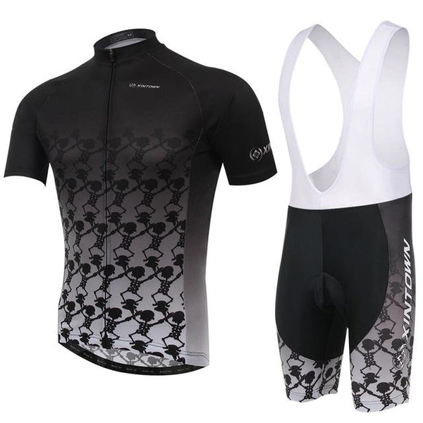 Men Cycling Jersey Bib Short Sleeve Sets 2018 Summer Cycling Clothing Kits Male Breathable Mountain Bora Bike Mallot LZ001