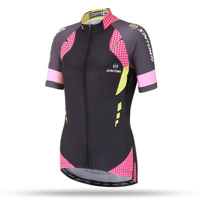 2017 Women Cycling Jersey Short Sleeve Jersey Deep Blue Bike Bicycle Clothing For Spring Summer Autumn