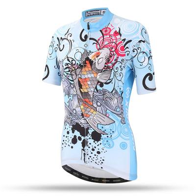 2017 Women Cycling Jersey Short Sleeve Jersey Deep Blue Bike Bicycle Clothing For Spring Summer Autumn