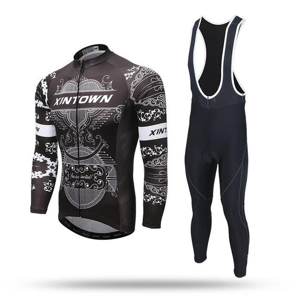 XINTOWN Cycling Sets Long Sleeve Breathable Jersey Clothes Bicicleta Mountain Bike Ropa Ciclismo Bicycle Set Long Sleeve YAOYUEH